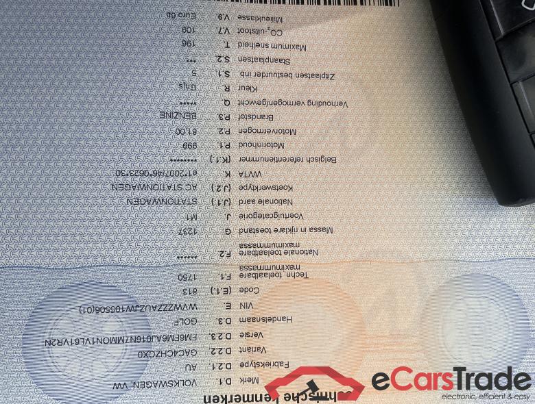 VOLKSWAGEN Golf VII Golf SOUND 1.0 TSI 81 kW (110 ch) 6 vitesses manuel #3