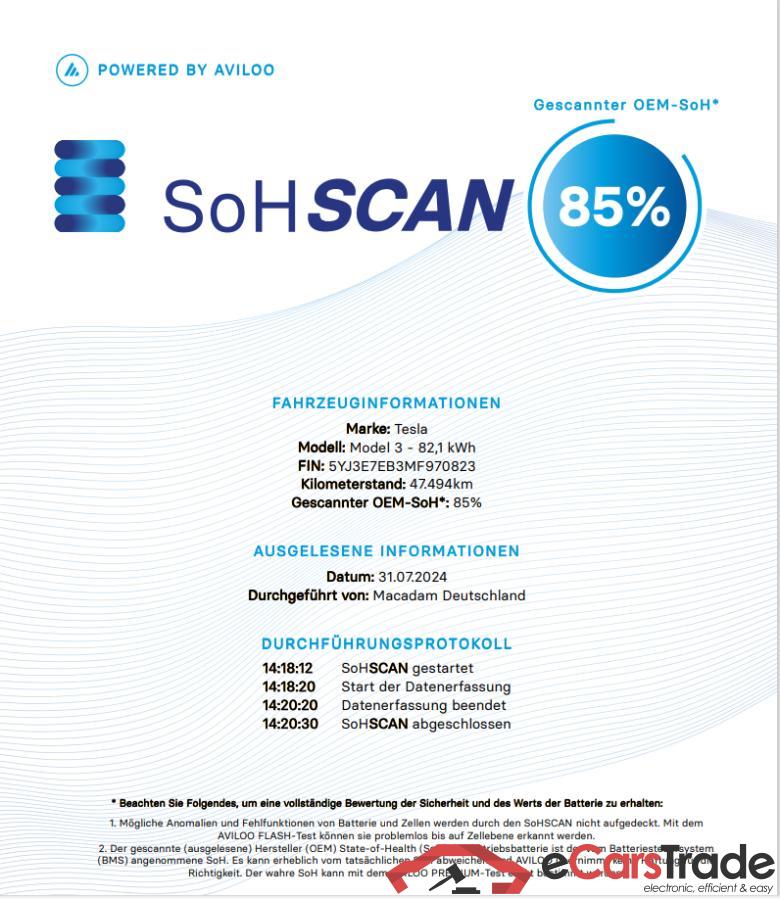 Tesla Model 3 ´18 BEV TESLA Model 3 Langstreckenbatt. Allradantrieb Dual Motor 4d 366kW #1