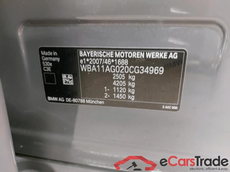 BMW - BMW 5 BERLINE 530e 272PK Business Edition With HEated Dakota Seats & Shadow Line  * HYBRID * #6