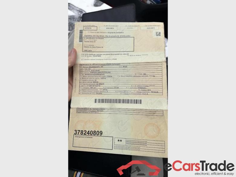 VOLKSWAGEN Golf VII Golf   Trendline 1.2 TSI BlueMotion Technology 77 kW (105 ch) 6 vitesses manuel #5