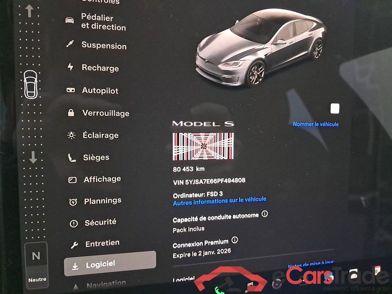 TESLA MODEL S - 2021 S 100 kWh 1020 Tri Motor Plaid 5d #6