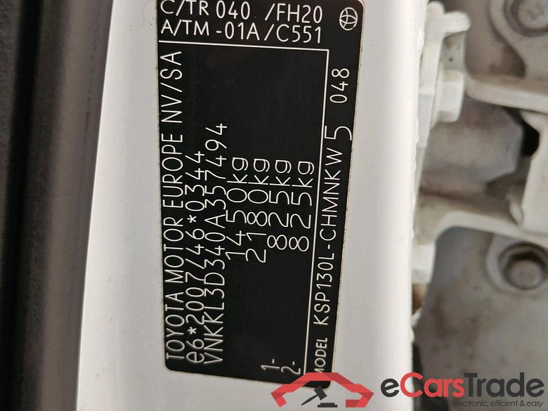 Toyota Yaris 1.0 VVT-i Connect 5d #6