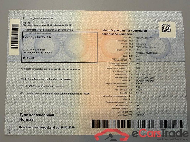 VOLKSWAGEN T-Roc T-Roc Elegance 1.5 TSI 110 kW (150 ch) 7 vitesses DSG #3