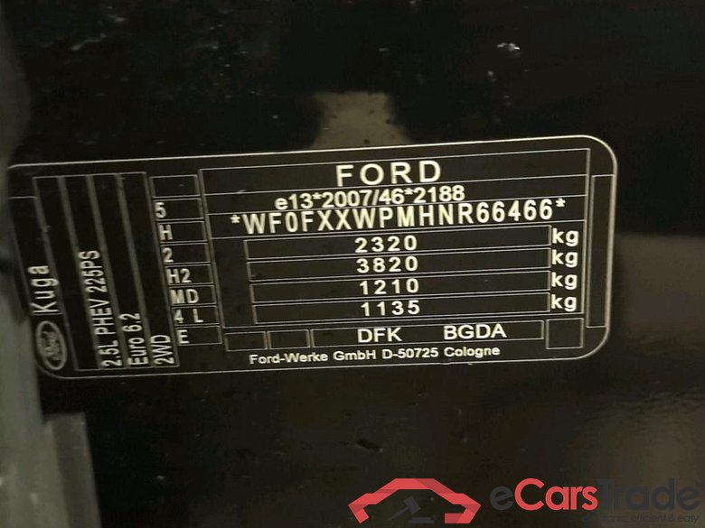 Kuga Plug-In Hybrid Titanium 2.5 165KW ATV E6d #4