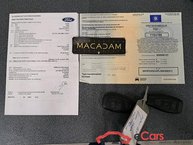 FORD - FOR FOCUS CLIPPER EcoBlue 120PK Active X Vignale Pack Technology & Winter & Auxiliary Heater & B&O Sound & Openable Pano Roof & Electric Towing Hook & Parking Pack #4