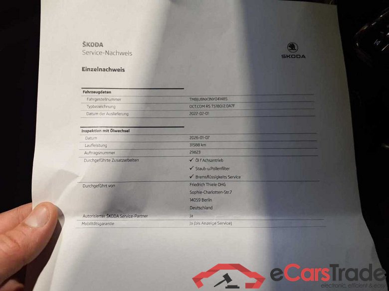Skoda Octavia Combi (NX5)(01.2020->) DE - Kb5 2.0 TSI EU6d, RS OPF (EURO 6d), 2020 - 2024 #4